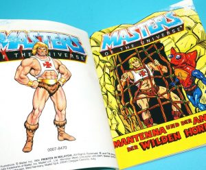 MOTU HE-MAN MASTERS OF THE UNIVERSE MINI COMIC MANTENNA MULTI MALAYSIA 1984
