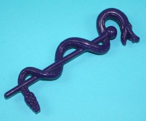 MOTU HE-MAN MASTERS OF THE UNIVERSE ORIGINAL SPARE PART TUNG LASHOR STAFF HONG KONG 1986 MATTEL