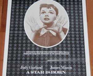 ORIGINAL MOVIE POSTER A STAR IS BORN 1954 R83 FOLDED ONE SHEET JUDY GARLAND