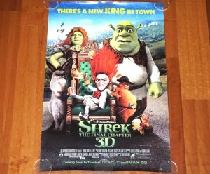 ORIGINAL MOVIE POSTER SHREK FOREVER AFTER 2010 UNFOLDED INTL DS ADVANCE ONESHEET
