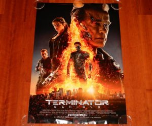 ORIGINAL MOVIE POSTER TERMINATOR GENISYS 2015 UNFOLDED INTL DS ADVANCE ONE SHEET