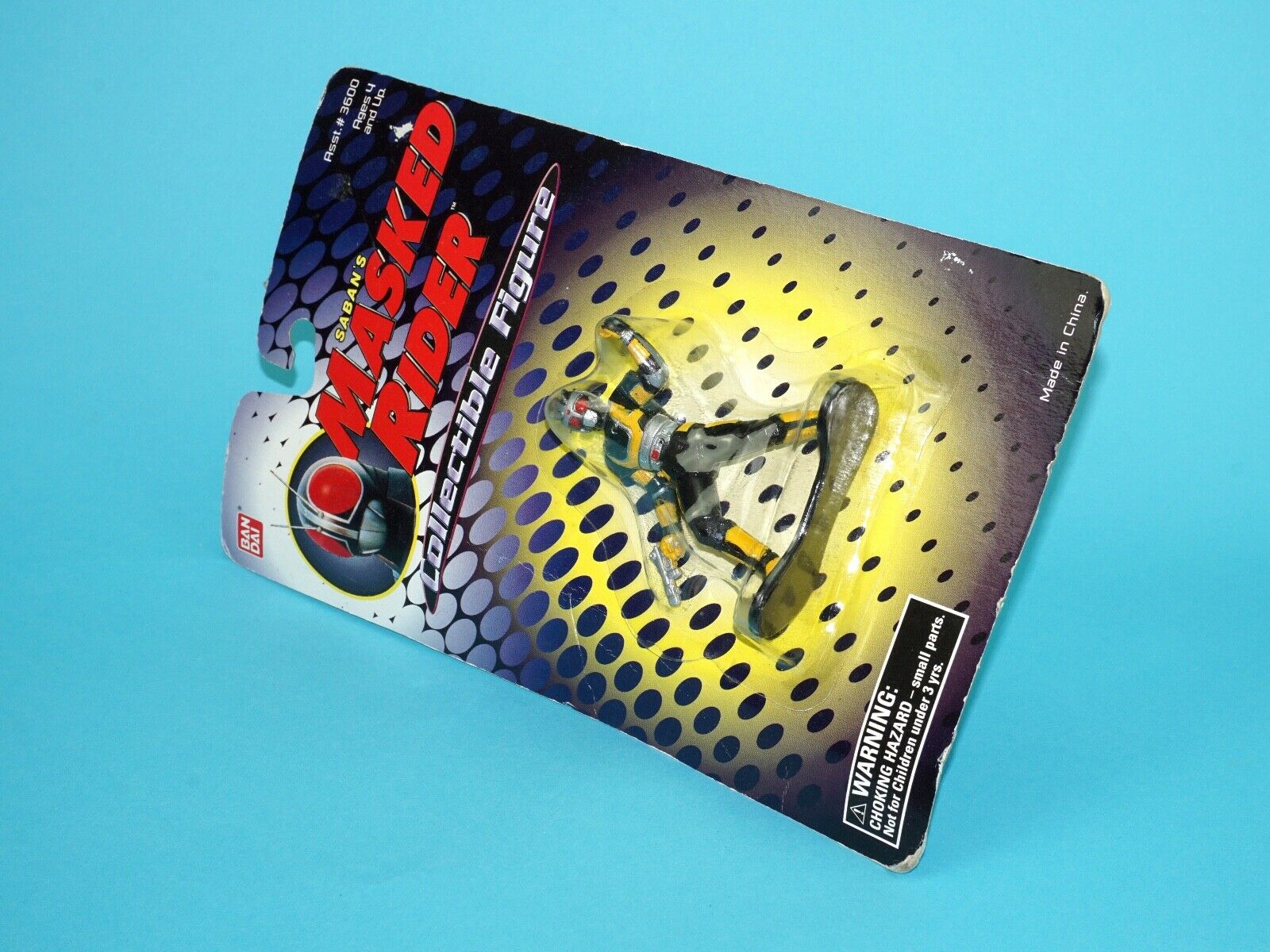 SABAN'S MASKED RIDER COLLECTIBLE MINI FIGURE MOC MOSC 1995 BAN DAI - Image 2