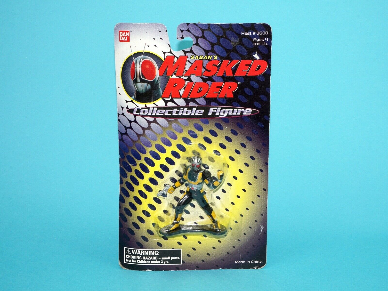 SABAN'S MASKED RIDER COLLECTIBLE MINI FIGURE MOC MOSC 1995 BAN DAI