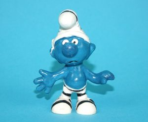 SMURFS 20010 PRISONER SMURF HONG KONG COO 1965 SCHLEICH
