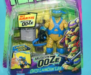 TMNT NICKELODEON TEENAGE MUTANT NINJA TURTLES OOZE LAUNCHIN’ LEO MOC MOSC EURO CARD 2013 PLAYMATES