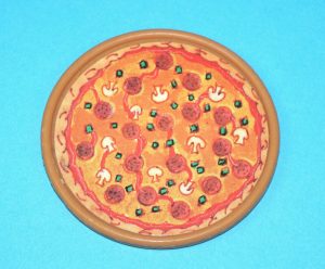 TMNT TEENAGE MUTANT NINJA TURTLES ORIGINAL SPARE PART PIZZA THROWER DISC ACCESSORY