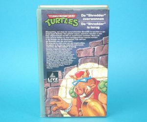 VHS TMNT TEENAGE MUTANT NINJA TURTLES VIDEOFILM EXPRESS #3 1991 MIRAGE PAL DUTCH