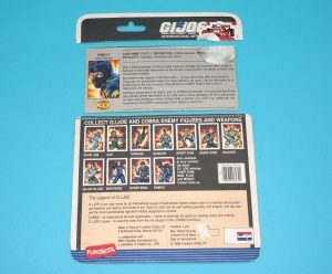1984 GI JOE FIREFLY v1 CUT CARDBACK FILE CARD FILECARD 1988 FUNSKOOL INDIA