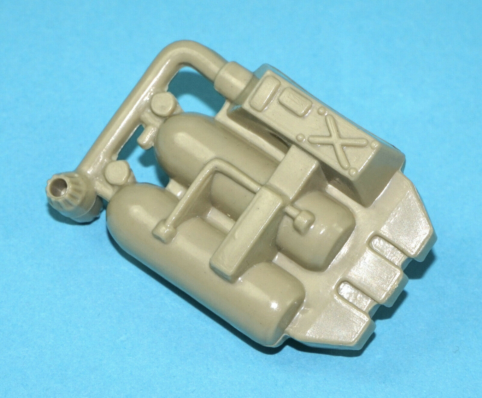 1985 GI JOE ORIGINAL SPARE PART BATTLE GEAR #3 1984 BLOWTORCH v1 BACKPACK HASBRO