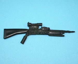 1986 GI JOE ZANDAR v1 ORIGINAL SPARE PART RIFLE GUN HASBRO