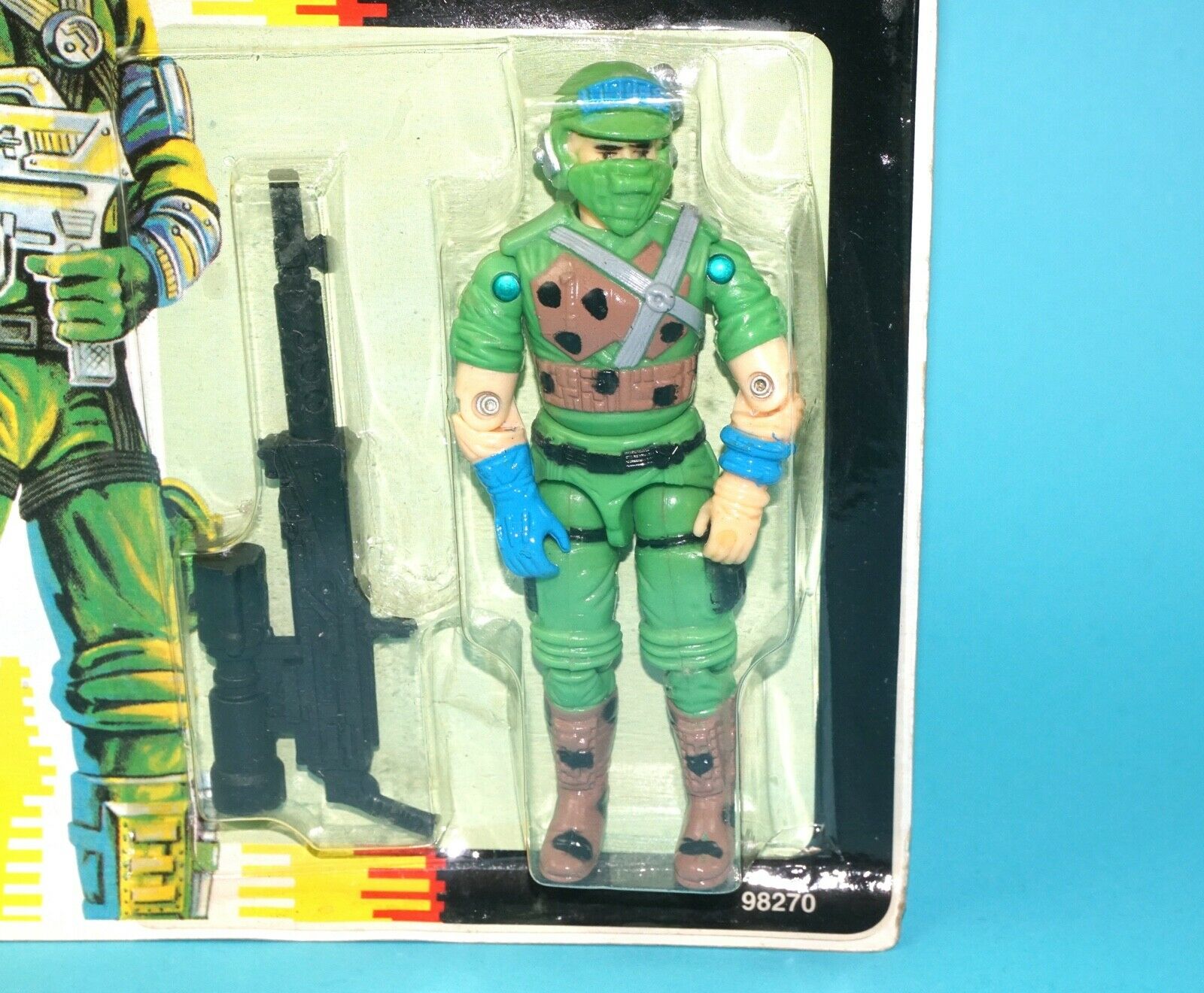 1987 GI JOE BLASTER v1 MOC MOSC 2000 FUNSKOOL INDIA - Image 2