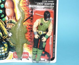 1987 GI JOE CROC-MASTER v1 MOC MOSC 2005 FUNSKOOL INDIA RUSSIAN CARD