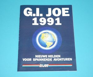 1991 GI JOE LEAFLET BROCHURE CATALOG NIEUWE HELDEN SPANNENDE AVONTUREN NL DUTCH