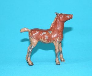 BRITAINS LEAD FARM No. 507 SHIRE COLT 1930s ENGLAND