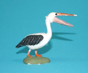 BRITAINS ZOO #1382 PELICAN (OPEN BEAK) 1960s ENGLAND