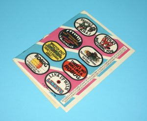 LINKITS ROBUG STICKER SHEET 1986 IPC MAGAZINES MATCHBOX