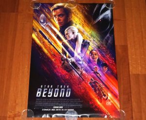 ORIGINAL MOVIE POSTER STAR TREK BEYOND 2016 UNFOLDED INTL DS ADVANCE ONE SHEET