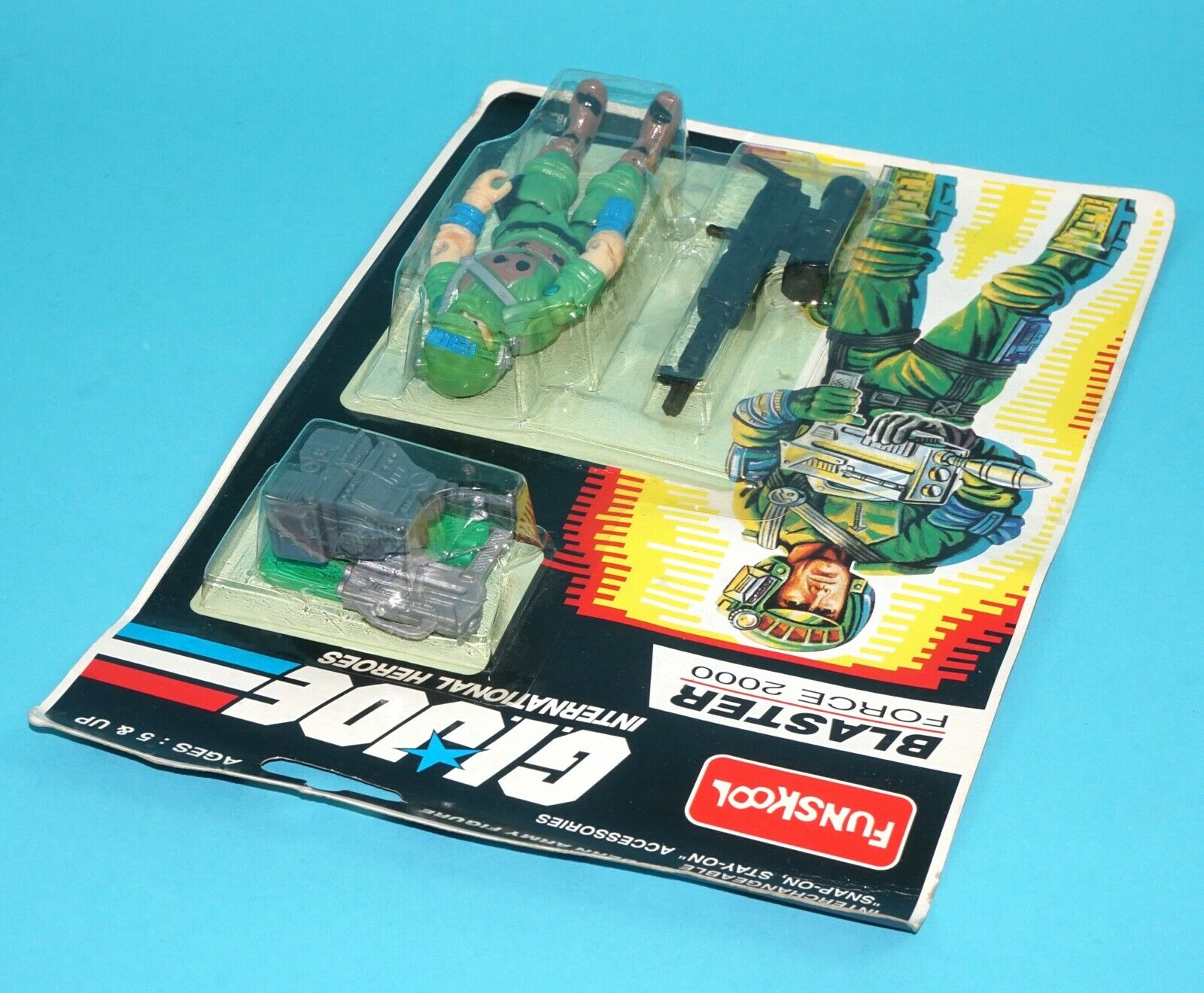 1987 GI JOE BLASTER v1 MOC MOSC 2000 FUNSKOOL INDIA - Image 4
