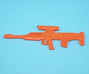 1993 GI JOE STREET FIGHTER II ZANGIEF v1 ORIGINAL SPARE PART RIFLE GUN HASBRO