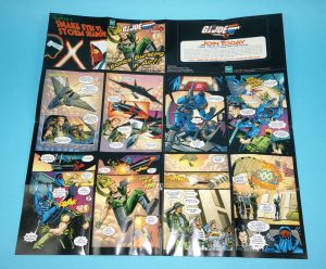 2003 GI JOE  LEAFLET BROCHURE CATALOG FOLDOUT MINI COMIC CHAPTER 1 HASBRO