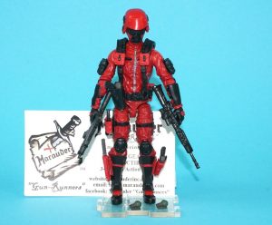 2015 GI JOE ACTION FORCE RED SHADOW TROOPER RORC EXCLUSIVE MARAUDER GUN RUNNERS