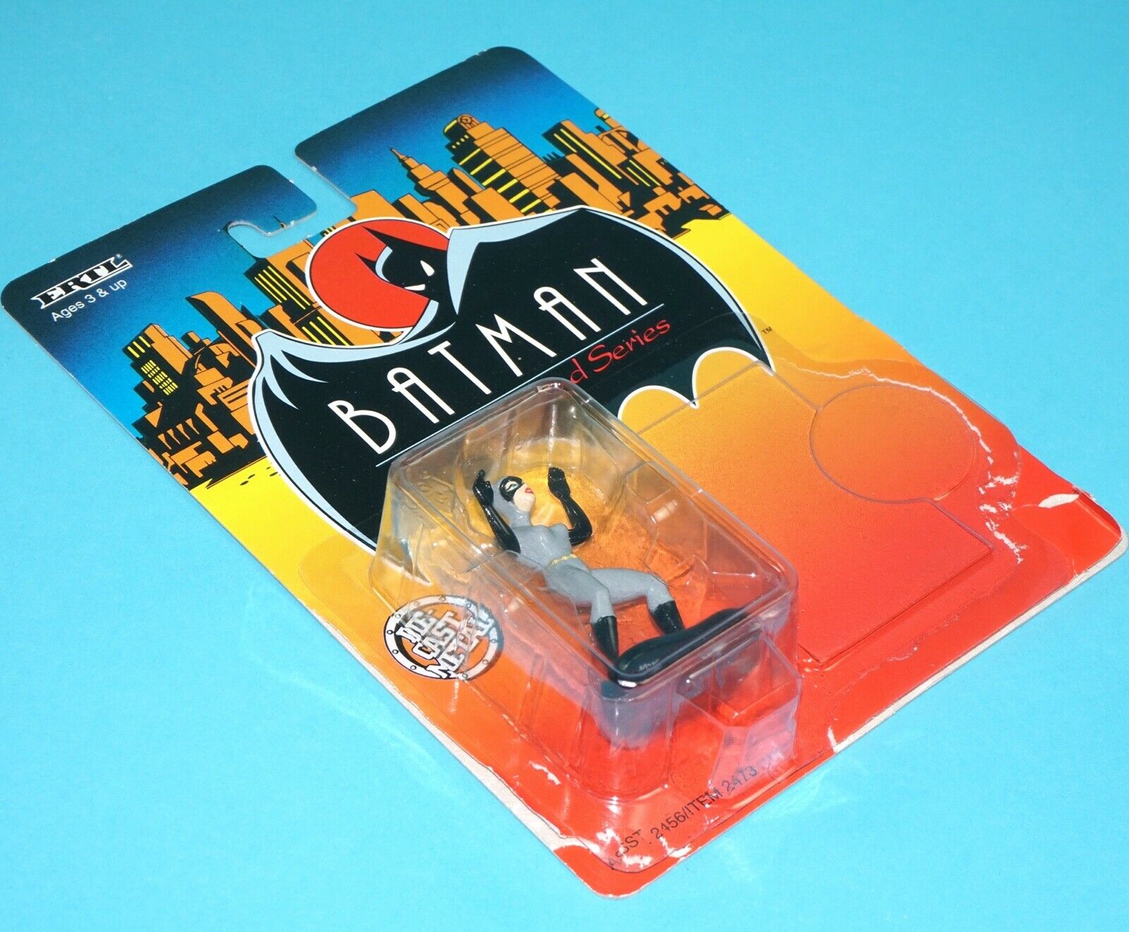 BATMAN ANIMATED SERIES DIE-CAST METAL CATWOMAN MOC 1993 ERTL - Image 2