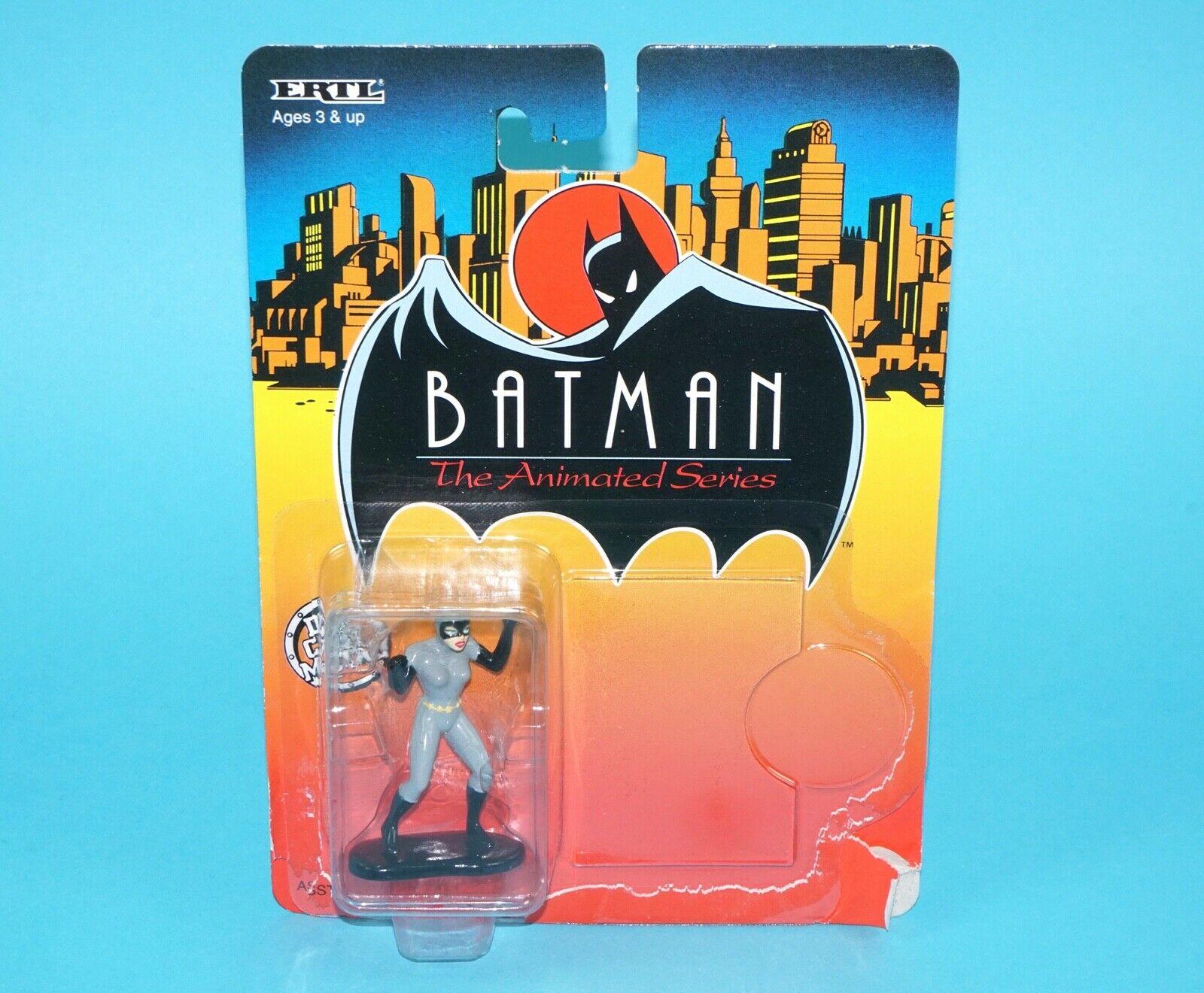 BATMAN ANIMATED SERIES DIE-CAST METAL CATWOMAN MOC 1993 ERTL