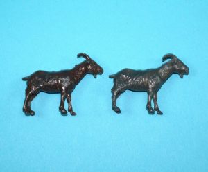 BRITAINS LEAD FARM No. 540 BILLY GOAT (6X PAINT VARIANTS LOT) 1930s ENGLAND