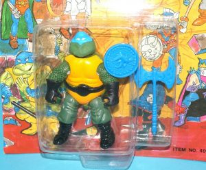 HEROES OF THE WORLD FIGHTER LEONARDO MOC MOSC 1990s TMNT AD&D BOOTLEG KO HTF