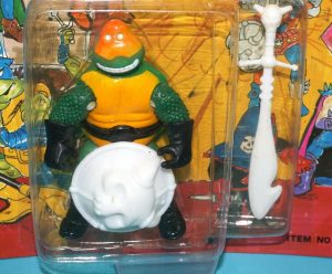 HEROES OF THE WORLD FIGHTER MICHELANGELO MOC MOSC 1990s TMNT AD&D BOOTLEG KO HTF