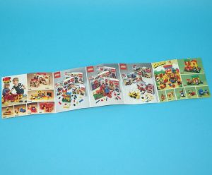LEGO CATALOG 1982 MINI KATALOG FOLDOUT EURO