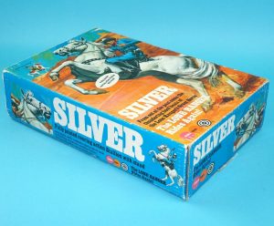 LONE RANGER SILVER HORSE 100% COMPLETE BOXED UK BOX 1973 GABRIEL MARX