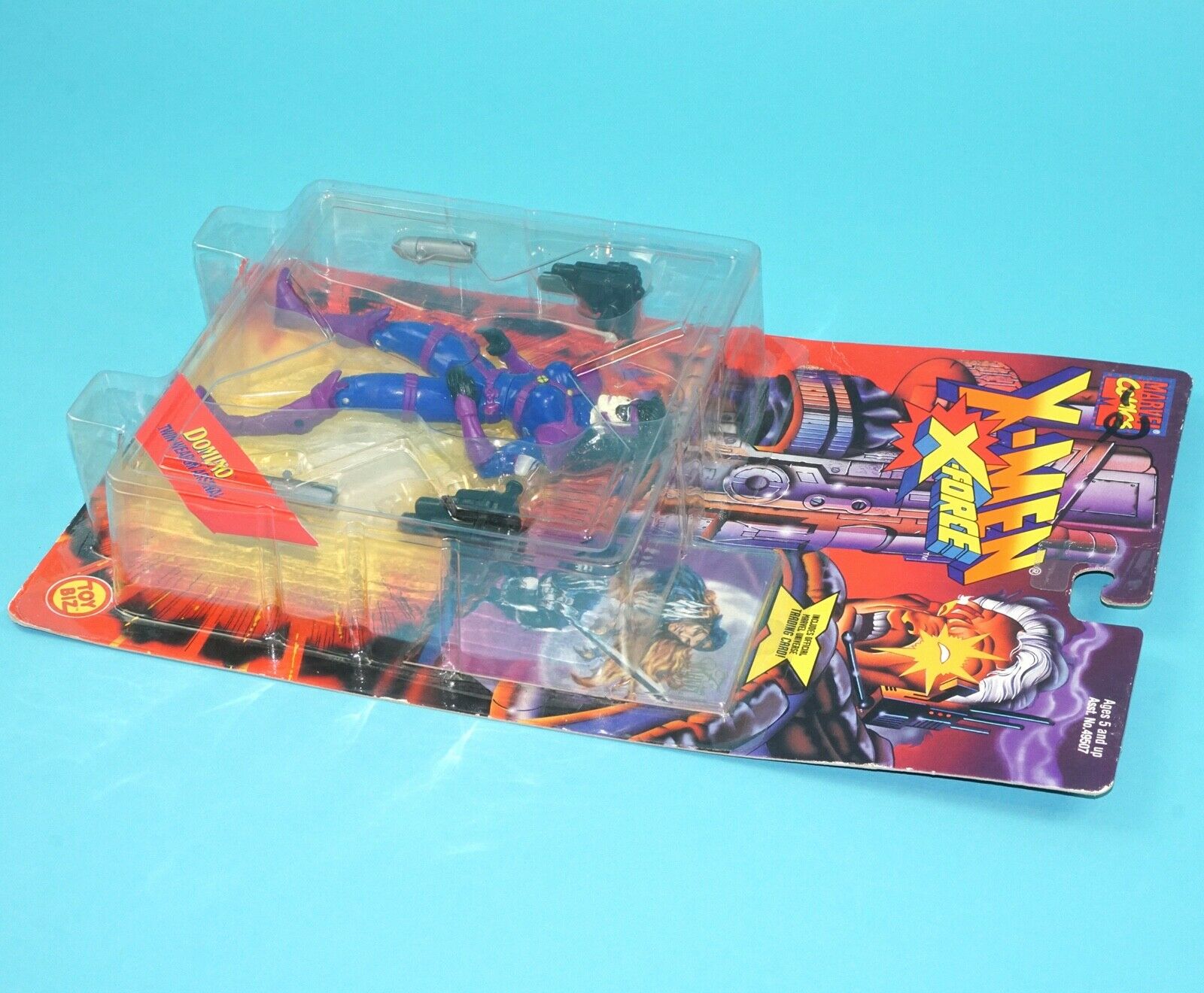 MARVEL X-MEN X-FORCE DOMINO MOC MOSC 1995 TOY BIZ - Image 5