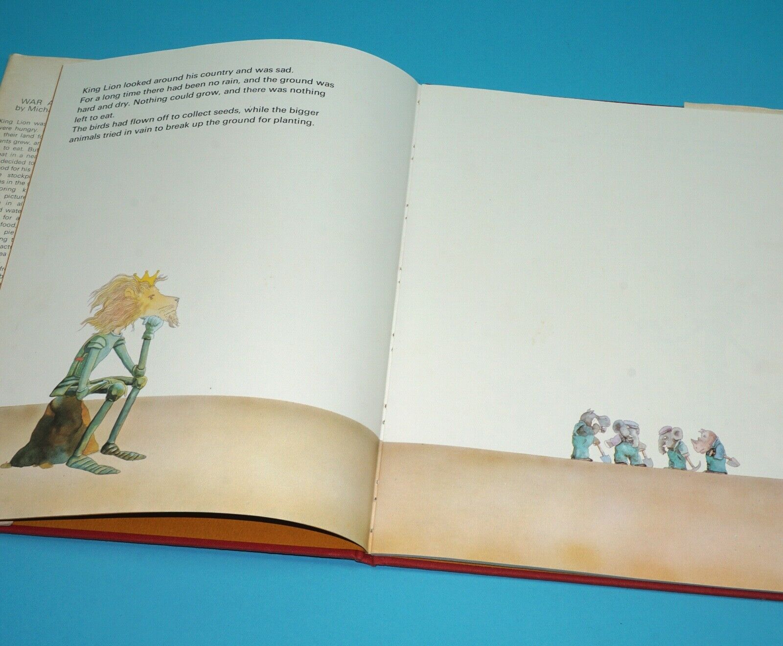 MICHAEL FOREMAN WAR AND PEAS 1974 FIRST UK HARDBACK EDITION - Image 6