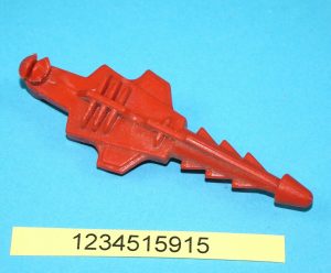 MOTU HE-MAN MASTERS OF THE UNIVERSE ORIGINAL SPARE PART STRIDOR LASER GUN FRANCE NO COO 1984 MATTEL