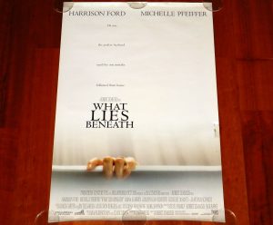 ORIGINAL MOVIE POSTER WHAT LIES BENEATH 2000 UNFOLDED INTL DS ONE SHEET