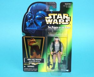 STAR WARS POTF2 REBEL FLEET TROOPER MOC MOSC US CARD 1996 KENNER