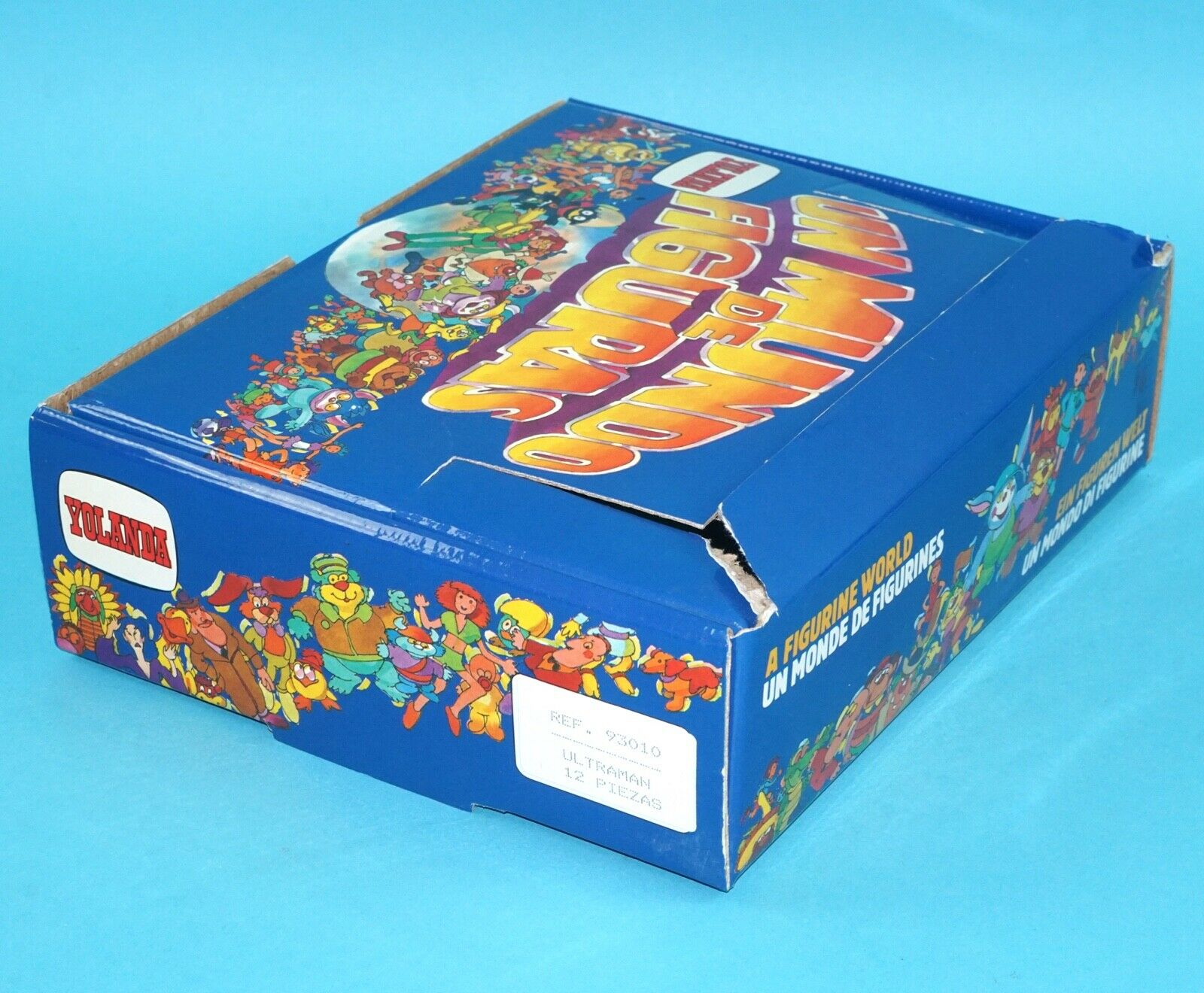 ULTRAMAN PVC TOY FIGURES ORIGINAL EMPTY COUNTER BOX YOLANDA COMANSI TSUBURAYA 1988 - Image 3