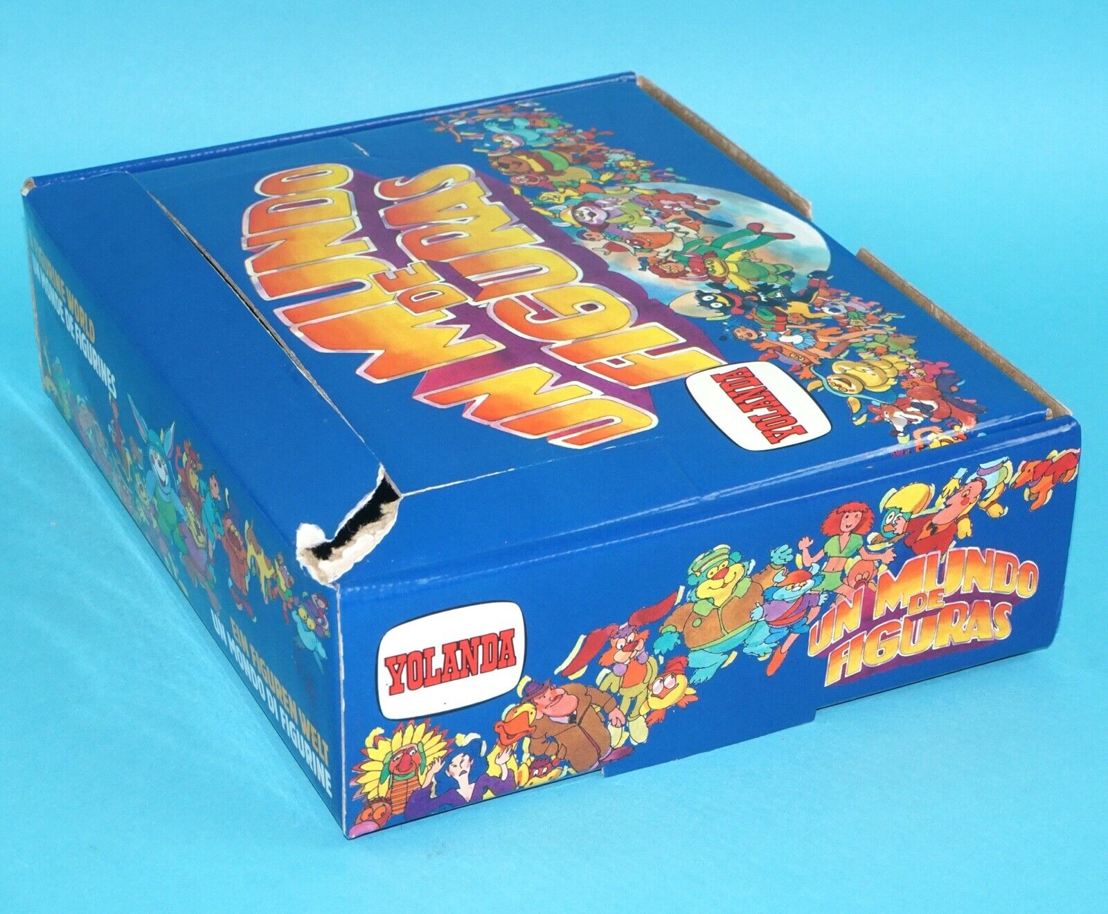 ULTRAMAN PVC TOY FIGURES ORIGINAL EMPTY COUNTER BOX YOLANDA COMANSI TSUBURAYA 1988 - Image 4