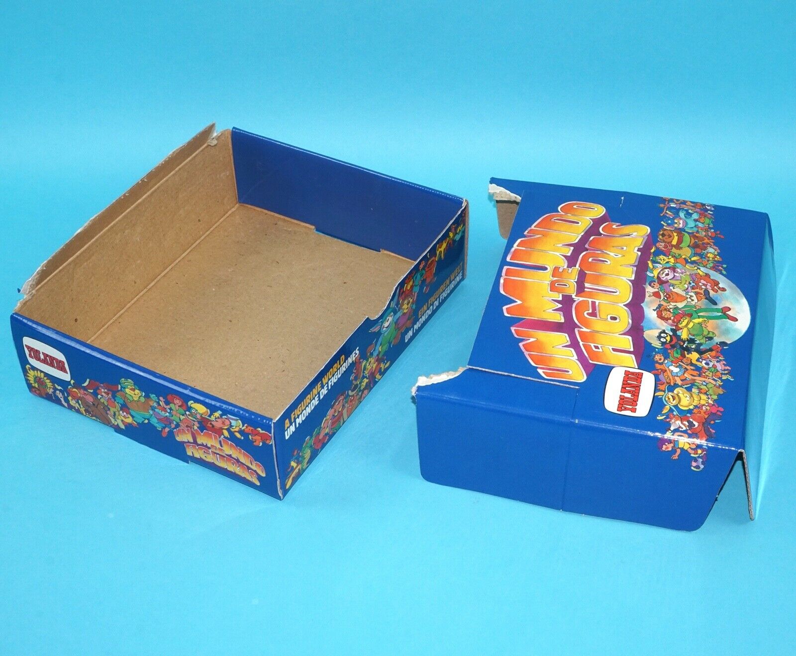 ULTRAMAN PVC TOY FIGURES ORIGINAL EMPTY COUNTER BOX YOLANDA COMANSI TSUBURAYA 1988 - Image 6