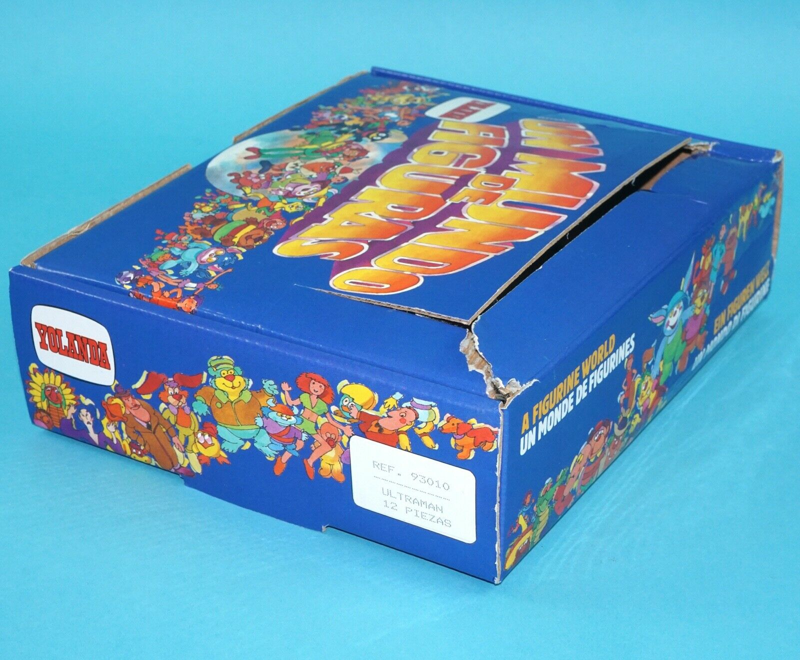 ULTRAMAN PVC TOY FIGURES ORIGINAL EMPTY COUNTER BOX YOLANDA COMANSI TSUBURAYA 1988 - Image 3