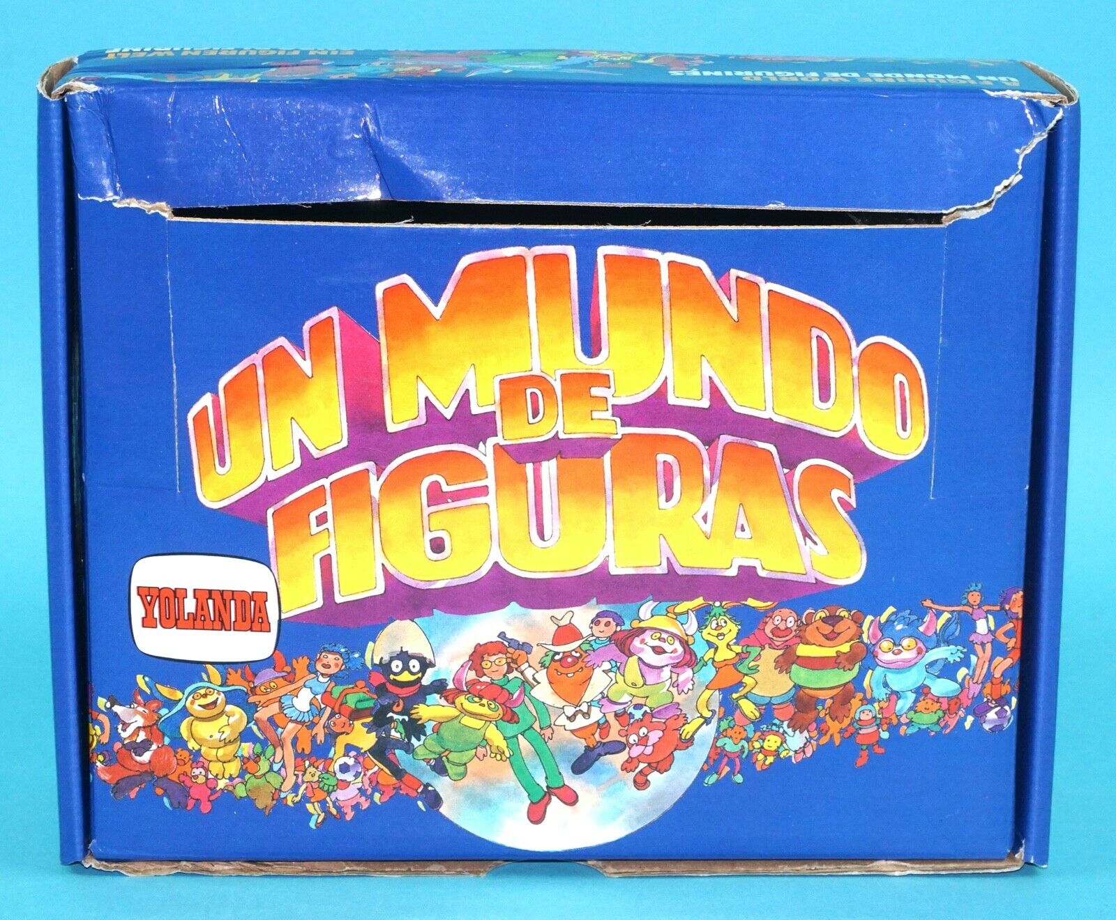 ULTRAMAN PVC TOY FIGURES ORIGINAL EMPTY COUNTER BOX YOLANDA COMANSI TSUBURAYA 1988